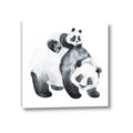 Picture of Mom and Baby Panda _GroupedProduct_Square_Mini_ _GroupedProduct_Square_Canvas_