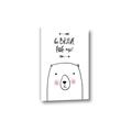 Picture of Be Brave Bear _GroupedProduct_Rectangle_Portrait_Mini_ _GroupedProduct_Rectangle_Portrait_Canvas_