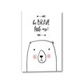 Picture of Be Brave Bear _GroupedProduct_Rectangle_Portrait_Mini_ _GroupedProduct_Rectangle_Portrait_Canvas_