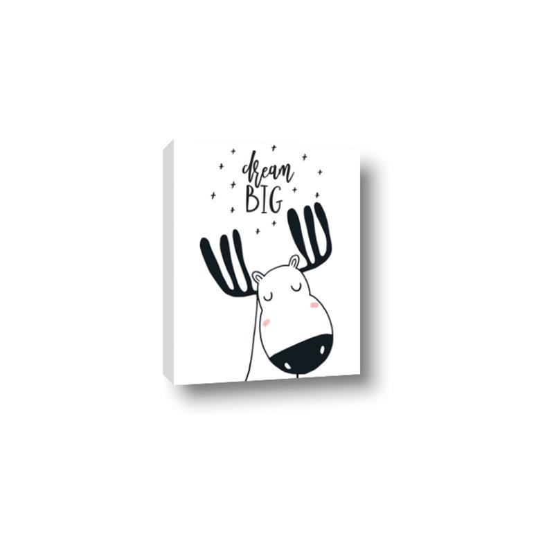 Picture of Dream Big Moose _GroupedProduct_Rectangle_Portrait_Mini_ _GroupedProduct_Rectangle_Portrait_Canvas_