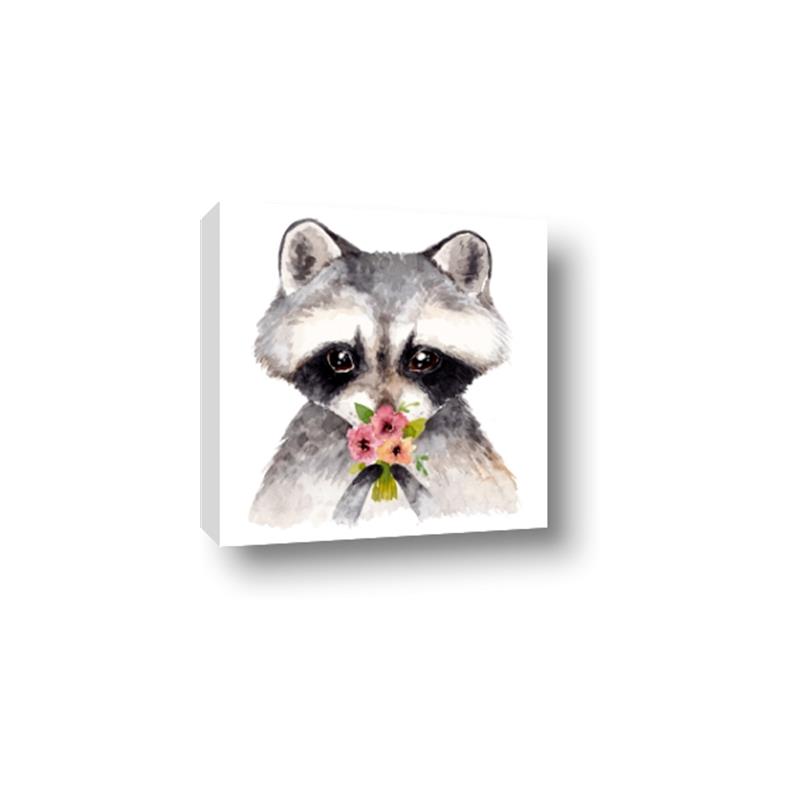 Picture of Garden Raccoon _GroupedProduct_Square_Mini_ _GroupedProduct_Square_Canvas_