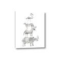 Picture of Stacked Animals I   _GroupedProduct_Rectangle_Portrait_Mini_ _GroupedProduct_Rectangle_Portrait_Canvas_