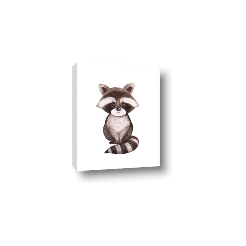 Picture of Small Raccoon _GroupedProduct_Rectangle_Portrait_Mini_ _GroupedProduct_Rectangle_Portrait_Canvas_