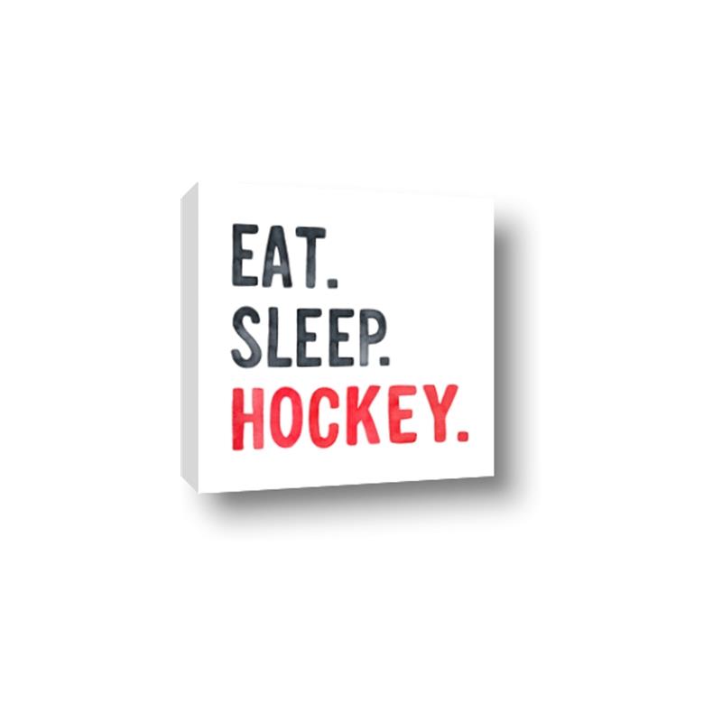 Picture of Eat Sleep Hockey _GroupedProduct_Square_Mini_ _GroupedProduct_Square_Canvas_