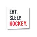 Picture of Eat Sleep Hockey _GroupedProduct_Square_Mini_ _GroupedProduct_Square_Canvas_