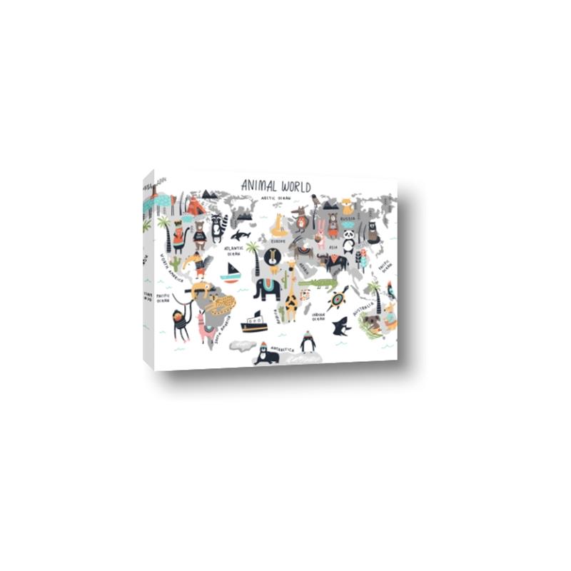 Picture of Animal World      _GroupedProduct_Rectangle_Landscape_Canvas_
