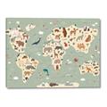Picture of Animal Map _GroupedProduct_Rectangle_Landscape_Canvas_