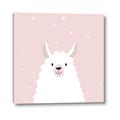 Picture of Pinky Llama  _GroupedProduct_Square_Mini_ _GroupedProduct_Square_Canvas_