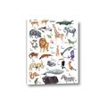 Picture of Animals of the World Alphabet      _GroupedProduct_Rectangle_Portrait_Canvas_