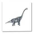 Picture of Gray Dino XIII _GroupedProduct_Square_Mini_ _GroupedProduct_Square_Canvas_
