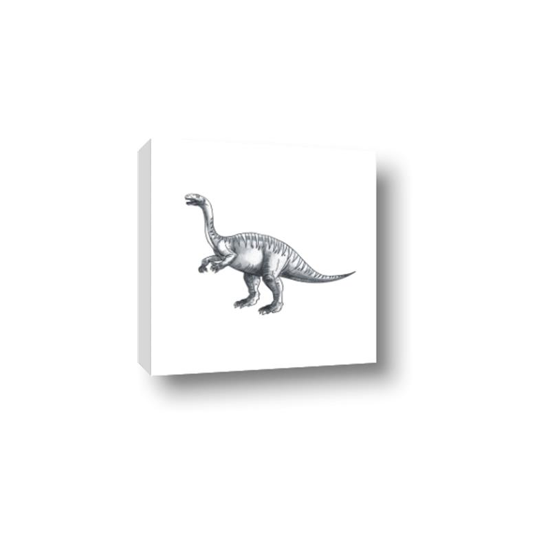 Picture of Gray Dino I  _GroupedProduct_Square_Mini_ _GroupedProduct_Square_Canvas_