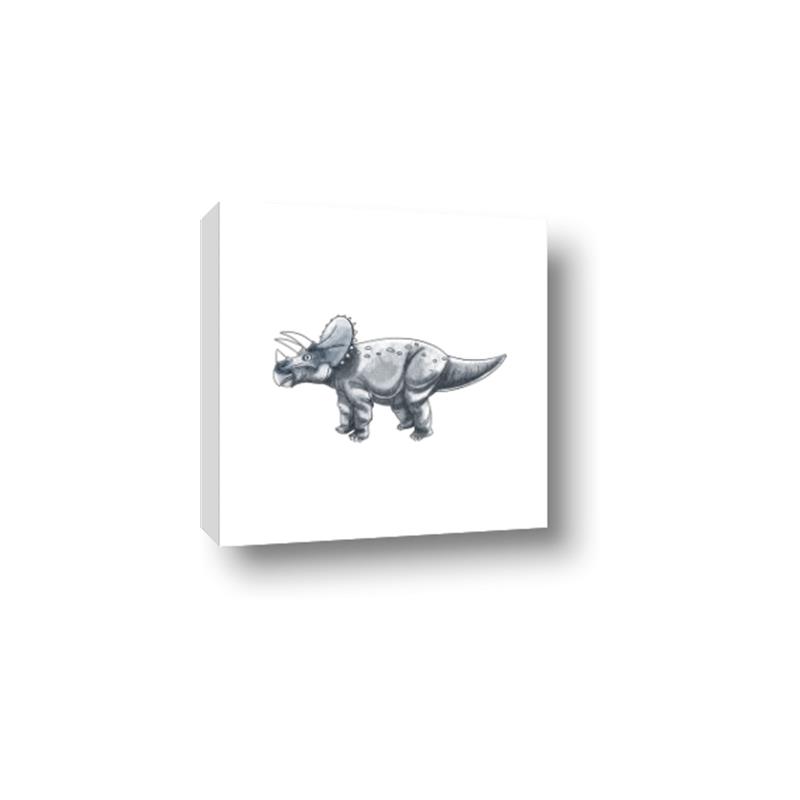 Picture of Gray Dino III _GroupedProduct_Square_Mini_ _GroupedProduct_Square_Canvas_