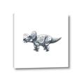Picture of Gray Dino III _GroupedProduct_Square_Mini_ _GroupedProduct_Square_Canvas_