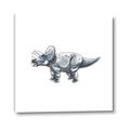 Picture of Gray Dino III _GroupedProduct_Square_Mini_ _GroupedProduct_Square_Canvas_