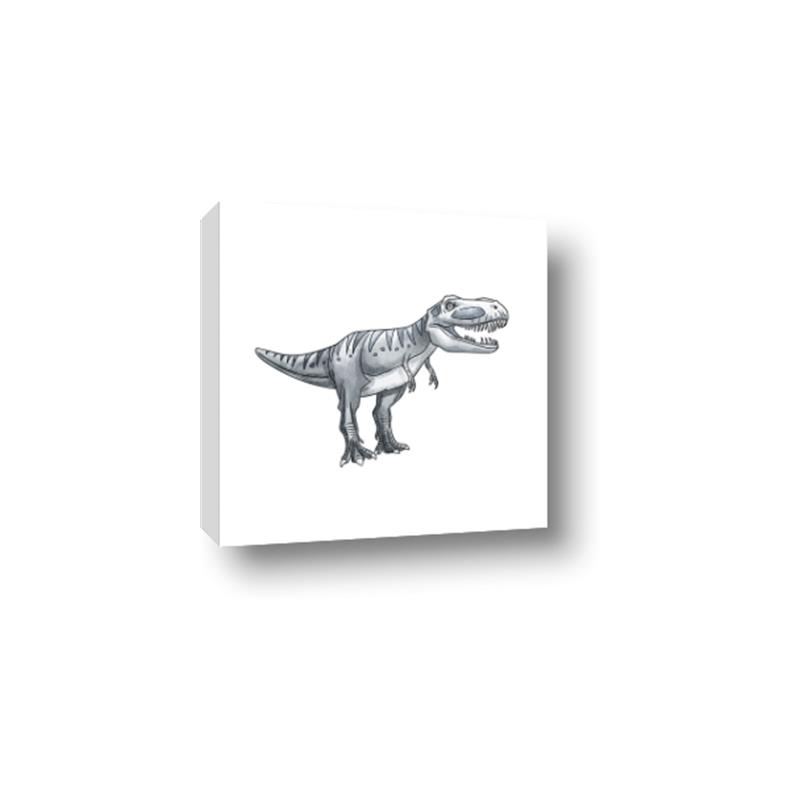 Picture of Gray Dino IV _GroupedProduct_Square_Mini_ _GroupedProduct_Square_Canvas_