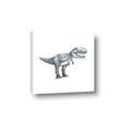 Picture of Gray Dino IV _GroupedProduct_Square_Mini_ _GroupedProduct_Square_Canvas_