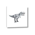 Picture of Gray Dino IV _GroupedProduct_Square_Mini_ _GroupedProduct_Square_Canvas_
