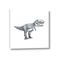 Picture of Gray Dino IV _GroupedProduct_Square_Mini_ _GroupedProduct_Square_Canvas_