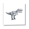 Picture of Gray Dino IV _GroupedProduct_Square_Mini_ _GroupedProduct_Square_Canvas_