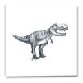 Picture of Gray Dino IV _GroupedProduct_Square_Mini_ _GroupedProduct_Square_Canvas_