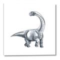 Picture of Gray Dino V _GroupedProduct_Square_Mini_ _GroupedProduct_Square_Canvas_