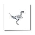 Picture of Gray Dino VI _GroupedProduct_Square_Mini_ _GroupedProduct_Square_Canvas_