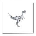 Picture of Gray Dino VI _GroupedProduct_Square_Mini_ _GroupedProduct_Square_Canvas_