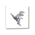 Picture of Gray Dino VII _GroupedProduct_Square_Mini_ _GroupedProduct_Square_Canvas_