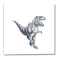 Picture of Gray Dino VII _GroupedProduct_Square_Mini_ _GroupedProduct_Square_Canvas_