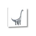 Picture of Gray Dino VIII _GroupedProduct_Square_Mini_ _GroupedProduct_Square_Canvas_