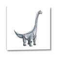 Picture of Gray Dino VIII _GroupedProduct_Square_Mini_ _GroupedProduct_Square_Canvas_