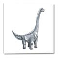 Picture of Gray Dino VIII _GroupedProduct_Square_Mini_ _GroupedProduct_Square_Canvas_