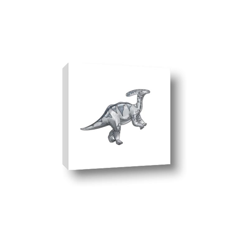 Picture of Gray Dino XII _GroupedProduct_Square_Mini_ _GroupedProduct_Square_Canvas_