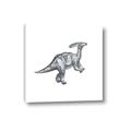 Picture of Gray Dino XII _GroupedProduct_Square_Mini_ _GroupedProduct_Square_Canvas_