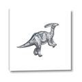 Picture of Gray Dino XII _GroupedProduct_Square_Mini_ _GroupedProduct_Square_Canvas_