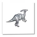 Picture of Gray Dino XII _GroupedProduct_Square_Mini_ _GroupedProduct_Square_Canvas_