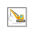 Picture of Crane _GroupedProduct_Square_Mini_ _GroupedProduct_Square_Canvas_Framed_