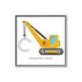 Picture of Crane _GroupedProduct_Square_Mini_ _GroupedProduct_Square_Canvas_Framed_