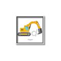 Picture of Digger _GroupedProduct_Square_Mini_ _GroupedProduct_Square_Canvas_Framed_