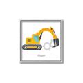 Picture of Digger _GroupedProduct_Square_Mini_ _GroupedProduct_Square_Canvas_Framed_