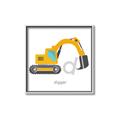 Picture of Digger _GroupedProduct_Square_Mini_ _GroupedProduct_Square_Canvas_Framed_