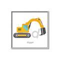 Picture of Digger _GroupedProduct_Square_Mini_ _GroupedProduct_Square_Canvas_Framed_