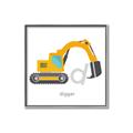 Picture of Digger _GroupedProduct_Square_Mini_ _GroupedProduct_Square_Canvas_Framed_