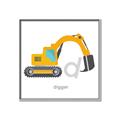 Picture of Digger _GroupedProduct_Square_Mini_ _GroupedProduct_Square_Canvas_Framed_