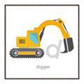 Picture of Digger _GroupedProduct_Square_Mini_ _GroupedProduct_Square_Canvas_Framed_