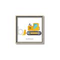 Picture of Bulldozer _GroupedProduct_Square_Mini_ _GroupedProduct_Square_Canvas_Framed_