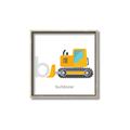 Picture of Bulldozer _GroupedProduct_Square_Mini_ _GroupedProduct_Square_Canvas_Framed_