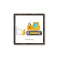 Picture of Bulldozer _GroupedProduct_Square_Mini_ _GroupedProduct_Square_Canvas_Framed_