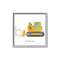 Picture of Bulldozer _GroupedProduct_Square_Mini_ _GroupedProduct_Square_Canvas_Framed_