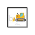 Picture of Bulldozer _GroupedProduct_Square_Mini_ _GroupedProduct_Square_Canvas_Framed_